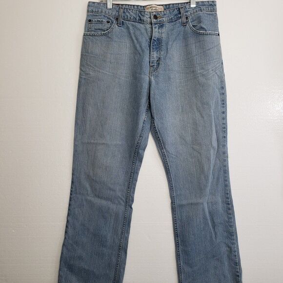 Women's Levi Strauss Signature Jeans Stretch Mid Rise Bootcut Misses 14 Medium - Picture 11 of 12